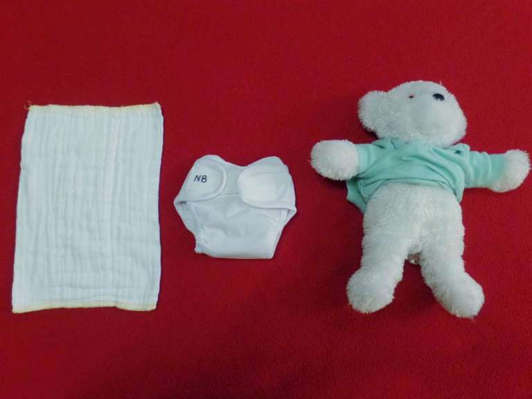 How to cloth diaper a newborn with prefolds Mother Nature's Diaper
